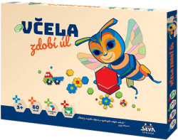 SEVA Mozaika Včela zdobí úl plastová STAVEBNICE 60 dílků