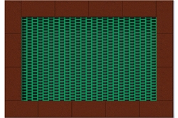 Zemní trampolína ORTA - obdelníková 1,75x2,5 skákací plocha 1,25x2m