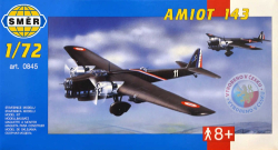 SMĚR Model letadlo Amiot 143  1:72 (stavebnice letadla)