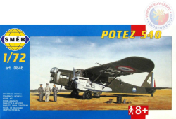 SMĚR Model letadlo Potez 540  1:72 (stavebnice letadla) SMĚR Model letadlo Potez 540  1:72 (stavebnice letadla)