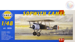 SMĚR Model letadlo Sopwith Camel 1:48 (stavebnice letadla) SMĚR Model letadlo Sopwith Camel 1:48 (stavebnice letadla)