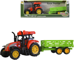 Traktor plastový farmářský set s přívěsem na baterie CZ Světlo Zvuk Traktor plastový farmářský set s přívěsem na baterie CZ Světlo Zvuk