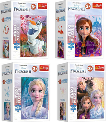 TREFL PUZZLE MiniMaxi Frozen 2 (Ledové Království) 16x22cm 20 dílků 4 druhy TREFL PUZZLE MiniMaxi Frozen 2 (Ledové Království) 16x22cm 20 dílků 4 druhy