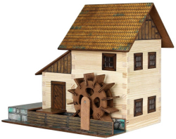 WALACHIA Vodní mlýn W16 Hobby Kit DŘEVĚNÁ STAVEBNICE