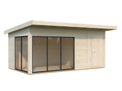 Zahradní domek Andrea 15,2 m2 s posuvnými dveřmi