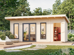 Zahradní domek Aurelia 16,7  m2 (hliníková okna a dveře)