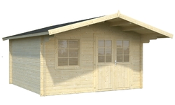 ZAHRADNÍ DOMEK Britta 14,6 m2 (410x410cm) tl. 40mm