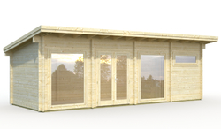ZAHRADNÍ DOMEK Heidi 22,8 m2 840x320 mm / 22,8m2