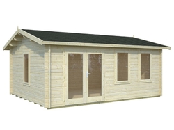 ZAHRADNÍ DOMEK Iris 19,1 m2 530 x 410 cm tl.: 44 mm