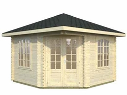 ZAHRADNÍ DOMEK Melanie 9,6 m2 (350cm x 350cm) tl. 44mm