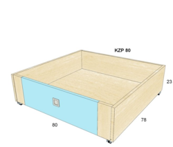 Zásuvka pod postel KZP80 Zásuvka pod postel KZP80