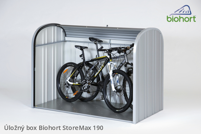 Biohort Úložný box StoreMax® 190, stříbrná metalíza .