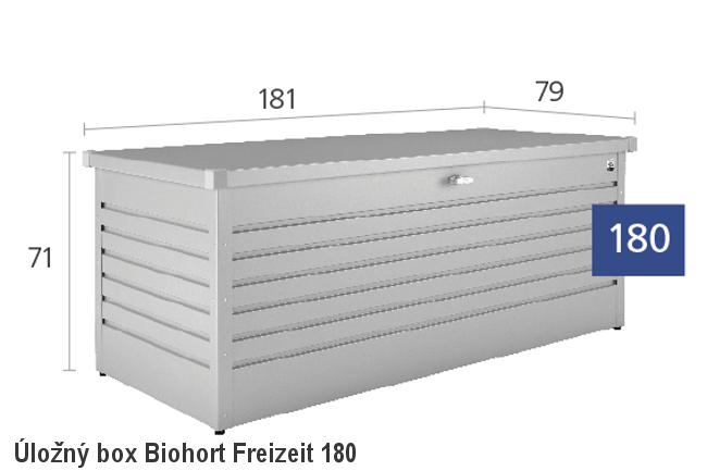 Biohort Úložný box FreizeitBox 180, bílá .