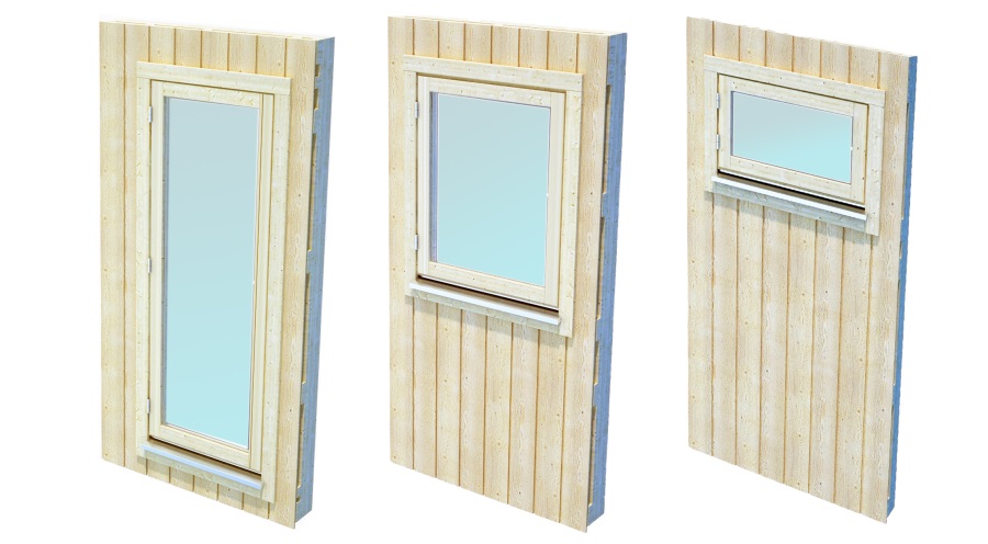 Panel s oknem pro Nordic+ střední okno Panel s oknem pro Nordic+ střední okno