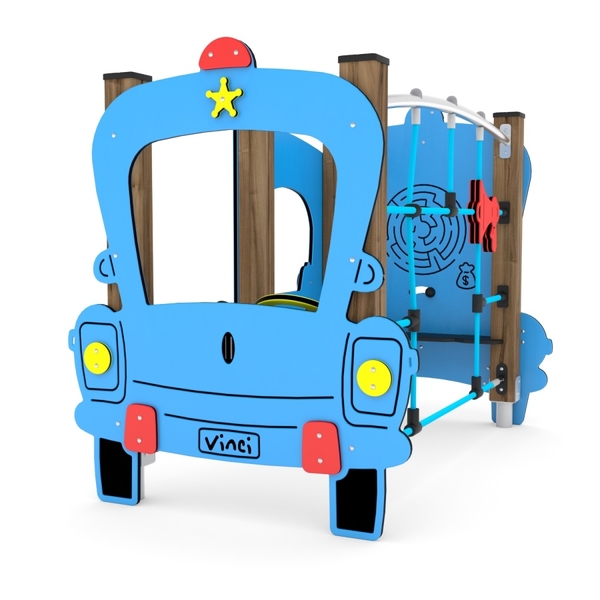 MINIwooden - policejní auto .
