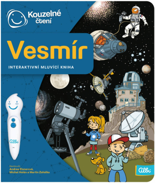 ALBI Kouzelné čtení Kniha interaktivní Vesmír