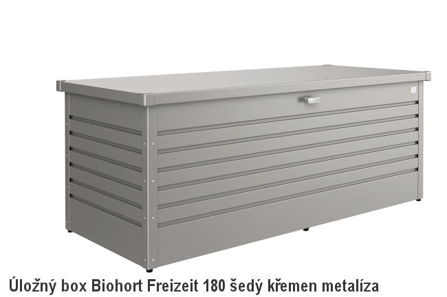 Biohort Úložný box FreizeitBox 180, šedý křemen metalíza .