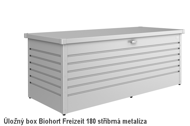 Biohort Úložný box FreizeitBox 180, stříbrná metalíza .