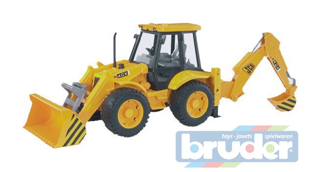 BRUDER 02428 (2428) Traktor JCB - čelní nakladač + bagr BRUDER 02428 (2428) Traktor JCB - čelní nakladač + bagr