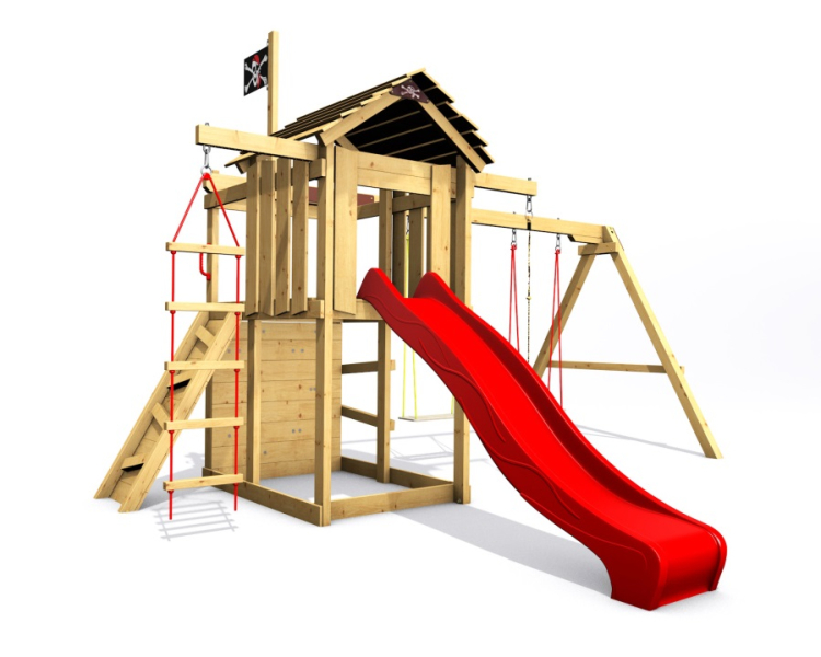 Dětské hřiště Monkey´s Home Malý pirát JIM bez skluzavky
