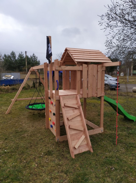 Dětské hřiště Monkey´s Home Malý pirát JIM bez skluzavky