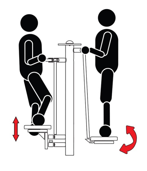 Fitness stroj - Stapper a surf - F36 Fitness stroj - Stapper a surf - F36