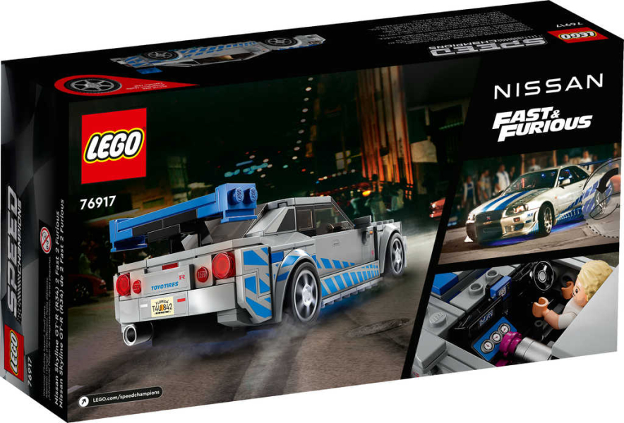 LEGO SPEED CHAMPIONS 2 Fast 2 Furious: Nissan Skyline GT-R 76917 STAVEBNICE LEGO SPEED CHAMPIONS 2 Fast 2 Furious: Nissan Skyline GT-R 76917 STAVEBNICE