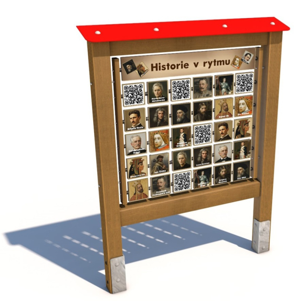 Monkeys Edukační panel Pexeso - Historie v rytmu 160