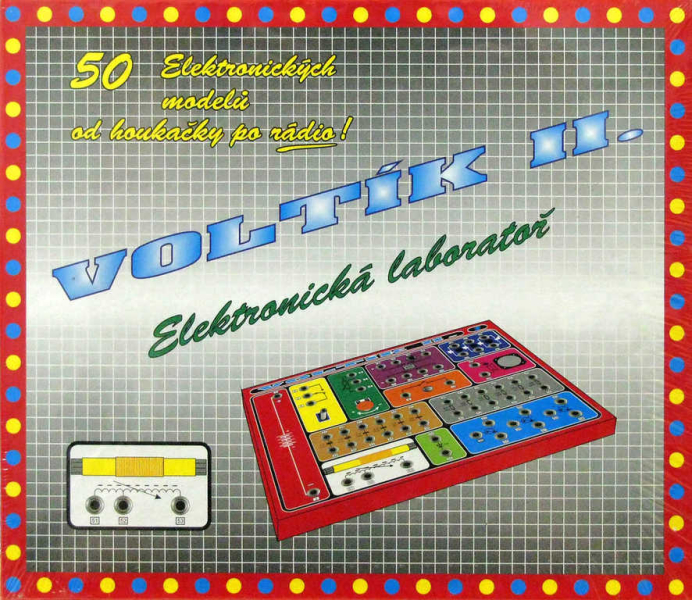 SVOBODA VOLTÍK II. Elektronická stavebnice 50 modelů na baterie Světlo Zvuk