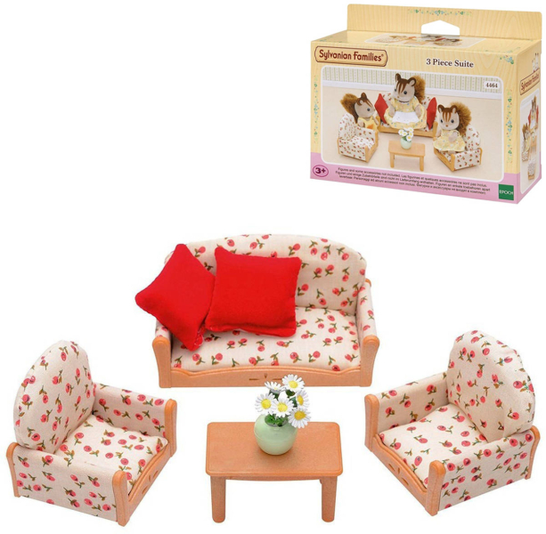 Sylvanian Families sedačka + stoleček nábytek doplněk k herním sadám