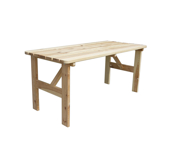VIKING zahradní stůl dřevěný PŘÍRODNÍ - 150 cm .