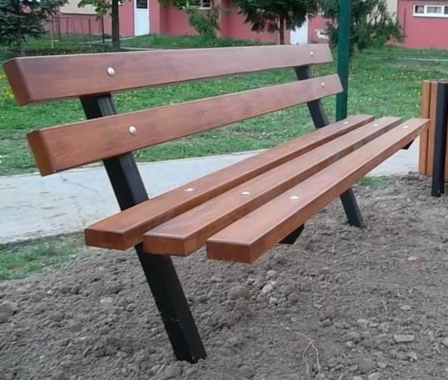 Městský mobiliář - parkové lavičky venkovní